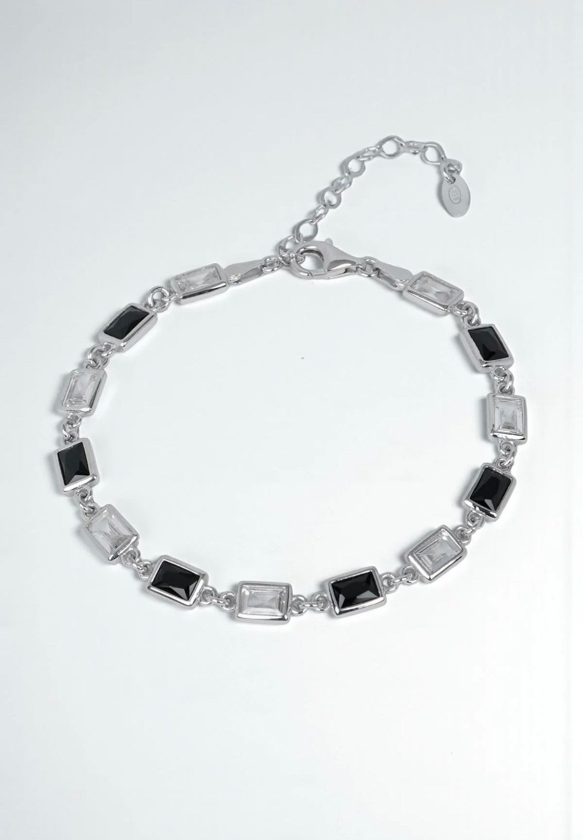 925 GÜMÜŞ ZİRKON TAŞLI ERKEK BİLEKLİK