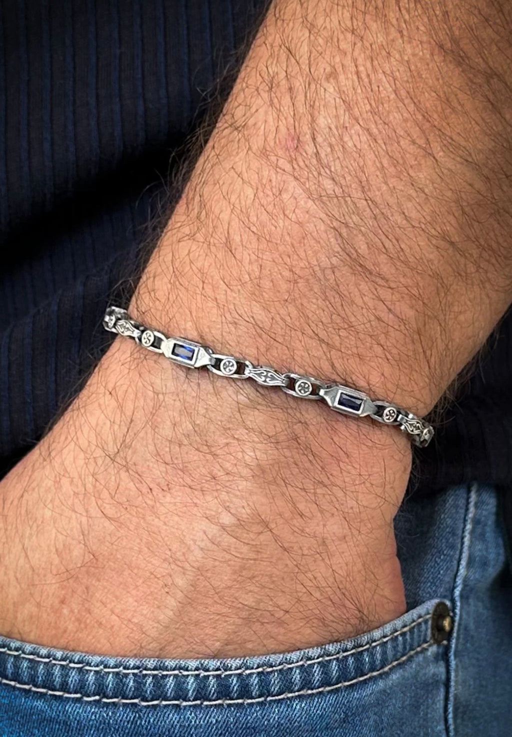 SAVİO 925 bileklik erkek